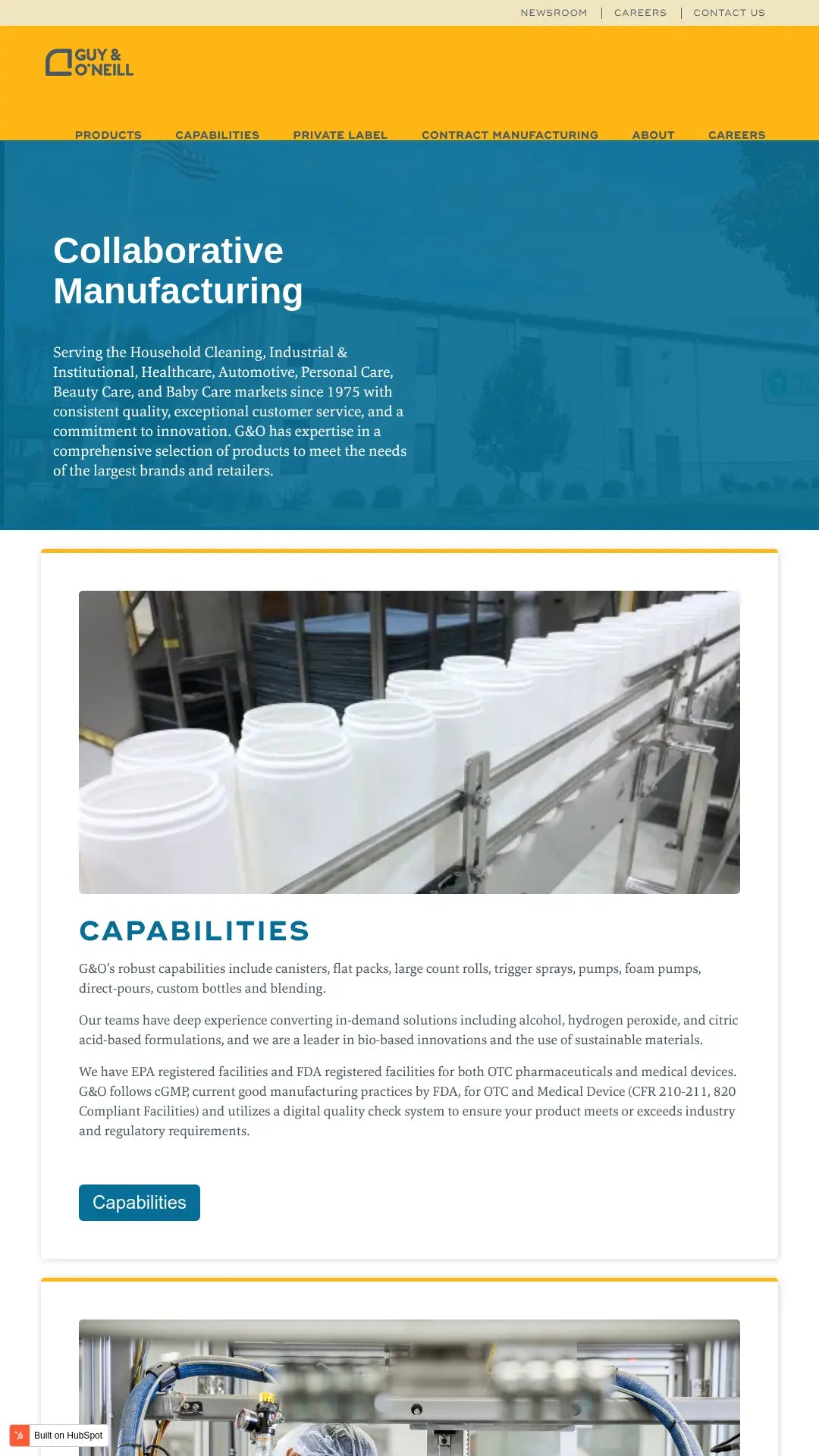 Screenshot: the Guy & O'Neill website.