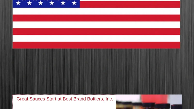 Screenshot: the Best Brand Bottlers website.