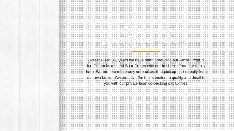 Screenshot: the Scott Brothers website.