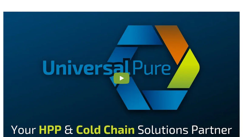 Screenshot: the Universal Pure website.