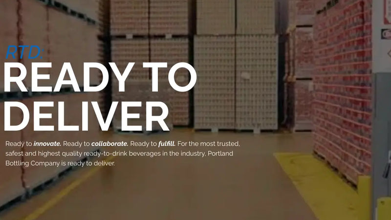 Screenshot: the Portland Bottling Company website.
