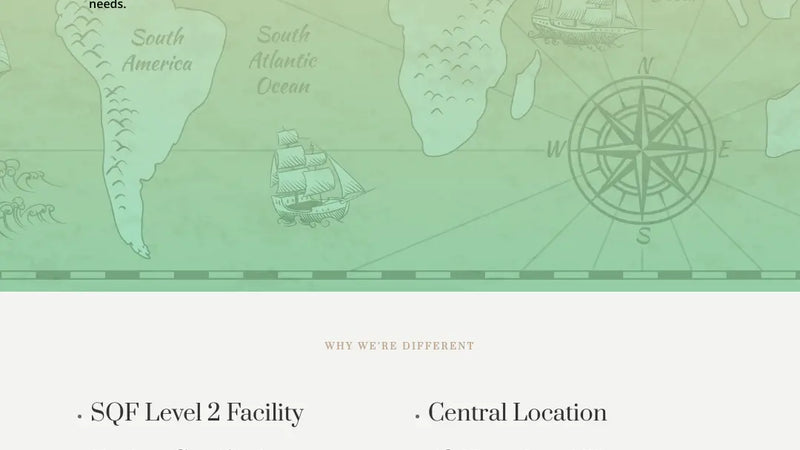 Screenshot: the Advanced Spice & Trading Inc website.